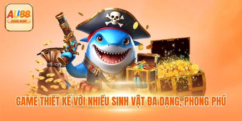Game thiết kế với nhiều sinh vật đa dạng, phong phú
