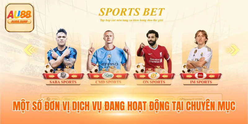 Một số đơn vị dịch vụ đang hoạt động tại chuyên mục