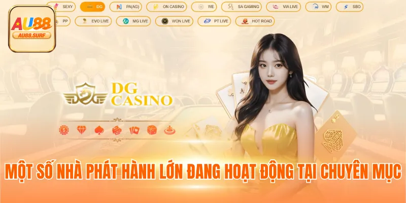 Một số nhà phát hành lớn đang hoạt động tại chuyên mục